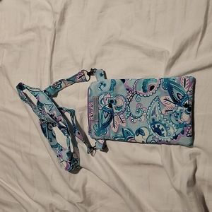 Spring Paisley cell phone crossbody